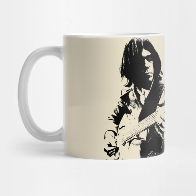 Neil Young  // Vintage Style Design by Indanafebry